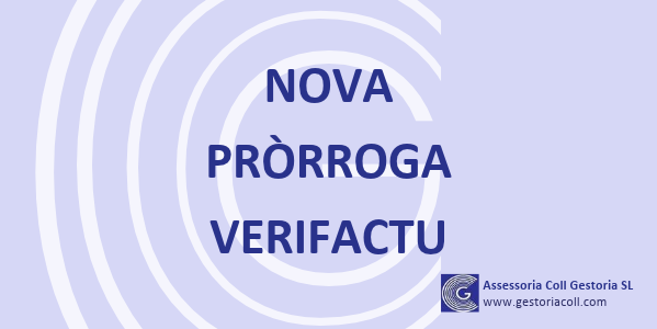Nova Pròrroga Verifactu